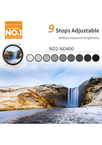 Concept 77 mm Nd Filtre, K&f Konsept 77 mm Ultra Ince ND2-ND400 Fader Değişken Nötr Yoğunluk Ayarlanabilir Lens Filtresi Ultra Ince Nd Filtre Optik Cam modelleri