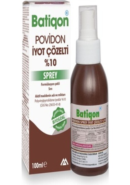 Baticonol Sprey 10 Adet 100ML