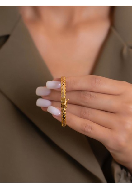 14 Ayar Altın Adana Burma Kelepçe Bilezik fiyatları