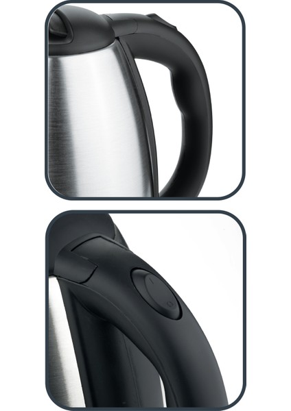 1.8 lt Elektrikli Su Isıtıcı Kettle 1500 W Paslanmaz Çelik fırsatları