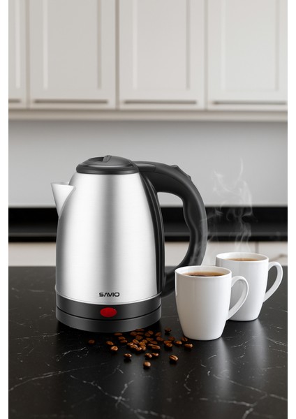1.8 lt Elektrikli Su Isıtıcı Kettle 1500 W Paslanmaz Çelik indirimleri