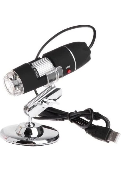 ve Saç Analiz Cihazı 1600X 2.mp USB 8 LED Digital Mikroskop