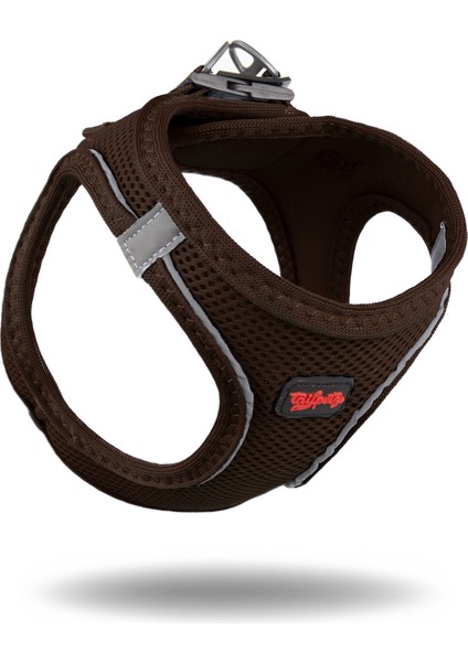 Air-mesh Harness Köpek Göğüs Tasması Kahverengi