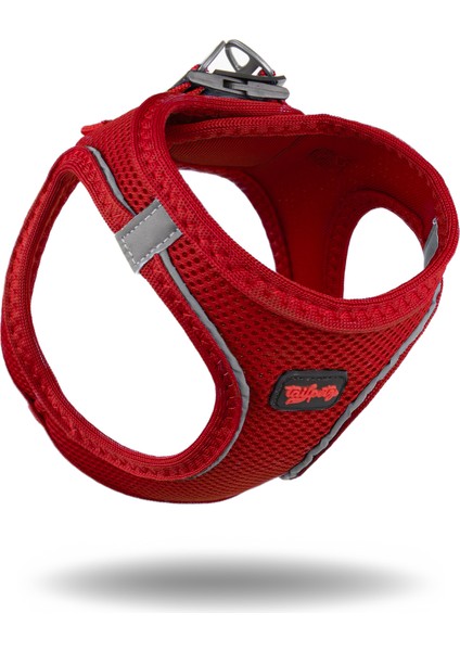 Air-Mesh Harness Köpek Göğüs Tasması Small Kırmızı