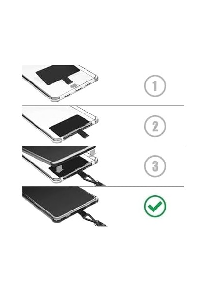 Aksesuar Şeffaf Telefon Boyun Askı Aparatı Askılı Telefon Kılıfı Aparatı Telefon Askısı Aparatı 5 Adet ile Uyumlu fiyatları