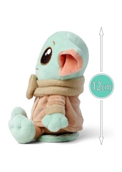 6315870462, Grogu Manyetik Peluş Figürü, Özel Tasarım, Tam Detaylı, Kıyafetler ile Takılabilir, Mıknatıslı, 12 cm fiyatları