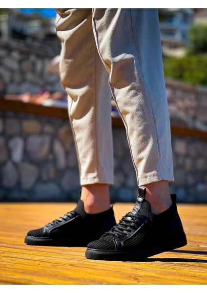 AXR500 Premium Siyah Triko Bağcıklı Günlük Erkek Ayakkabı fırsatları