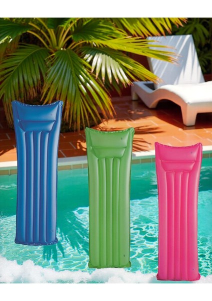 Turksport Şişme Deniz Yatağı Dayanıklı PVC Rahat Tasarım 160x60 Cm Mavi Plaj Havuz Kullanımı fiyatları