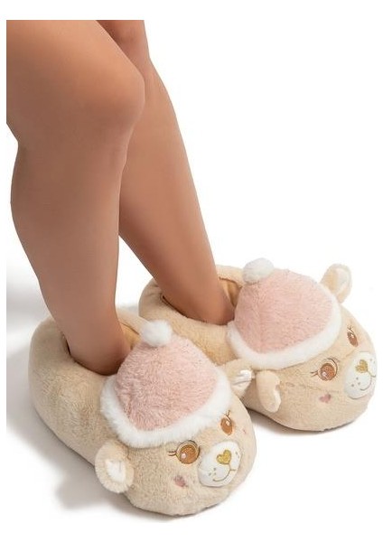 Roza Kadın Hayvanlı Panduf Bej 36/41 GG0556 modelleri