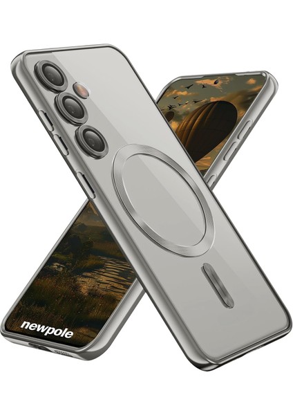 Galaxy S24 Fe Için Magsafe ile Uyumlu Kılıf Kroin Darbelere Dayanıklı Sararma Karşıtı Lens Koruyuculu Güçlü Manyetik Tutuş Samsung Galaxy S24 Fe Için Magsafe ile Uyumlu Kılıf