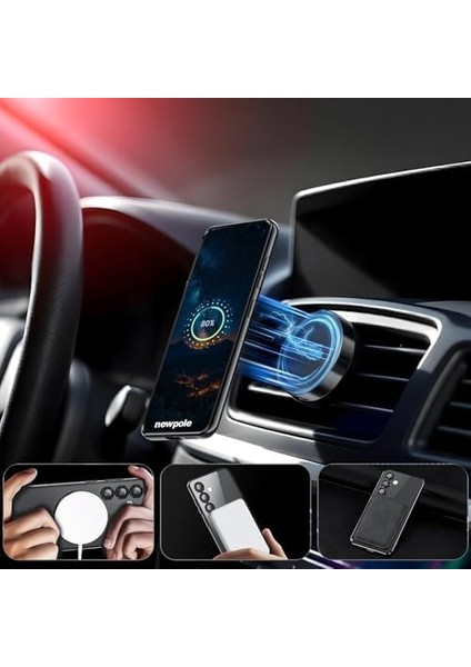 Galaxy S24 Fe Için Magsafe ile Uyumlu Kılıf Kroin Darbelere Dayanıklı Sararma Karşıtı Lens Koruyuculu Güçlü Manyetik Tutuş Samsung Galaxy S24 Fe Için Magsafe ile Uyumlu Kılıf modelleri