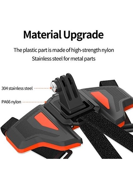 Motosiklet Kaskı Gopro Hero 11, 10, 9, 8, 7, 6, INSTA360 X3, One X2, One X, One X, Djı Osmo Aksiyon, Kaymaz Silikon, Kurulumu Kolay, Aksiyon Kamera Aksesuarları (2. Nesil) Için Çene Montajı modelleri