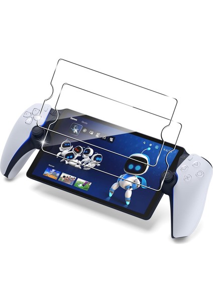 Sony Ps5 Playstation Portal Için Sert Camdan Ekran Koruyucu Folyo, 2 Adet, Sertlik Derecesi 9h, Çizilmez, Kabarcıksız, Parmak Izi Bırakmaz, Hd Koruma