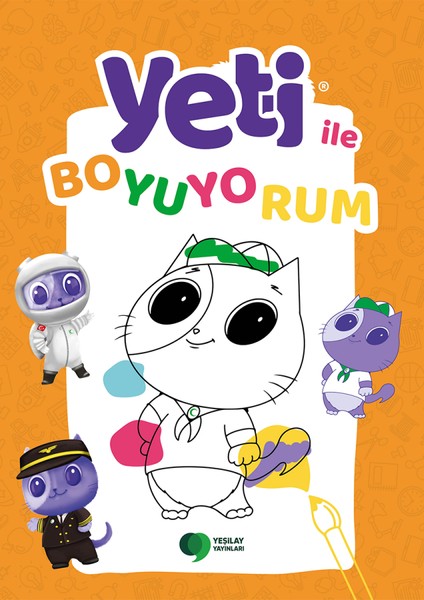Yeti ile Boyuyorum Boyama Kitabı