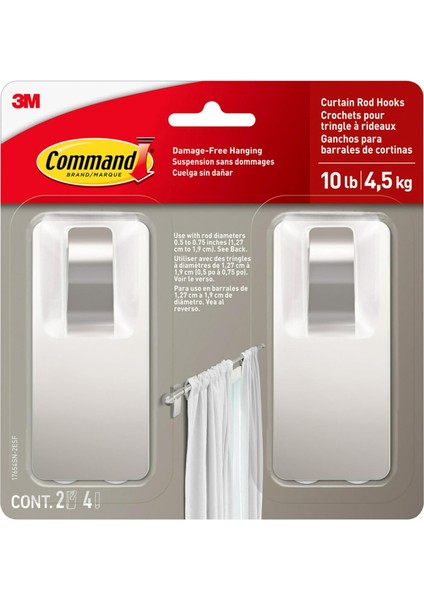 17654SN-2ESF Kanca, Büyük, Saten Nikel