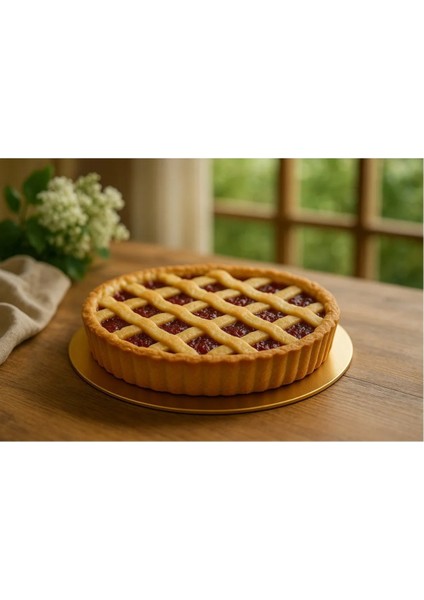 Şeffaf Cam Yuvarlak Borcam Seti – 2 Parça Çok Amaçlı (32 & 28 Cm) fırsatları