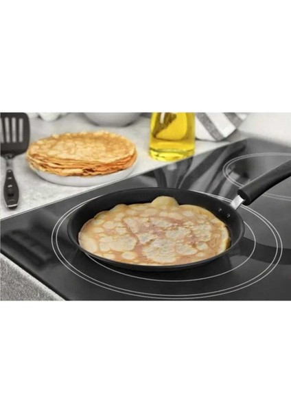 Granit Kaplama Krep Tavası Siyah – 28 Cm, Yapışmaz Yüzey fırsatları