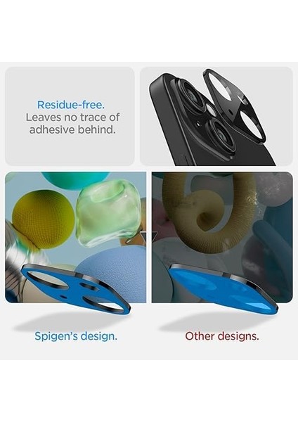 iPhone 15 / 15 Plus / 14 / 14 Plus Kamera Lens Camı Koruyucu Glas.tr Optik (2 Adet) Black - AGL06917 fiyatları