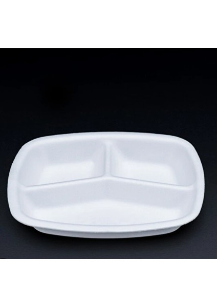 100 Lü 3 Bölmeli Köpük Tabak – Pratik Sunumlar Için fiyatları