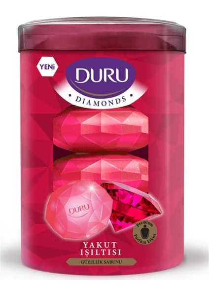 Diamonds Yakut Işıltısı Güzellik Sabunu – 4'lü Set | Işıltılı Ciltler Için Özel Formül modelleri