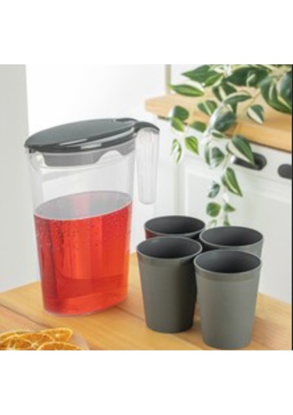 Master Sürahi Seti 1.75 L + 4 Bardak – Günlük Kullanıma Uygun modelleri