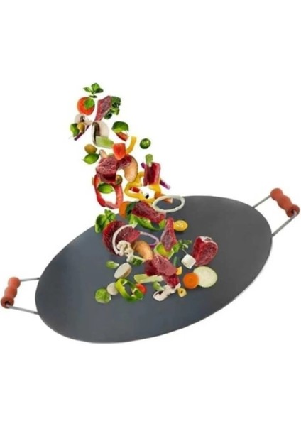 Metal Küçük Boy Sac Tava 27 cm – Ev ve Piknik Kullanımı