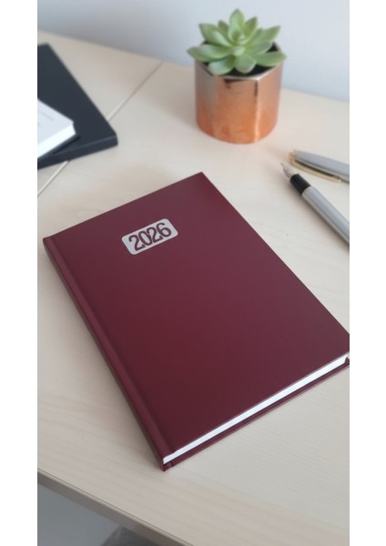 Profesyonel Deri Ajanda – A5 Boy, Not ve Planlama Defteri