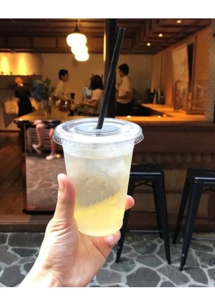 50’li 400 cc Plastik Ped Bardak | Limonata, Milkshake, Soğuk Içecek Bardağı”