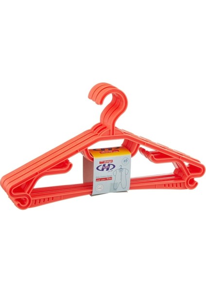 Bebek Askısı 6’lı Set | 30X15 cm Plastik, Hafif ve Şık Tasarım