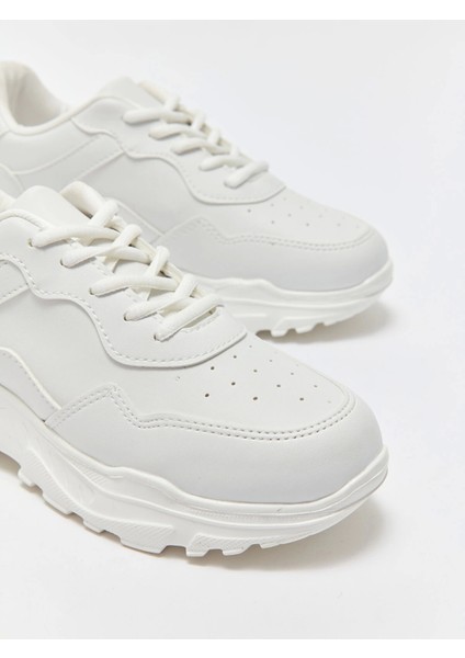 Lcw Steps Beyaz Bağcıklı Kadın Aktif Spor Ayakkabı modelleri