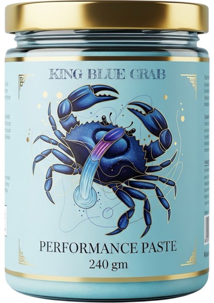 Crab Mavi Yengeç Karışık Atom Macun Keçiboynuzu Pekmezli Ballı Güç ve Kuvvet 250 gr fiyatları