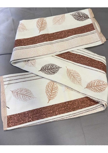 Kahverengi Yaprak Desenli Tek Kişilik Pike – 160X240 cm | Doğal Tonlarda Şıklık ve Konfor fırsatları