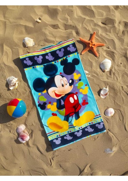 Lisanslı Mickey Mouse Plaj Havlusu – 70X140 Cm, %100 Pamuk, Çocuklar Için fiyatları