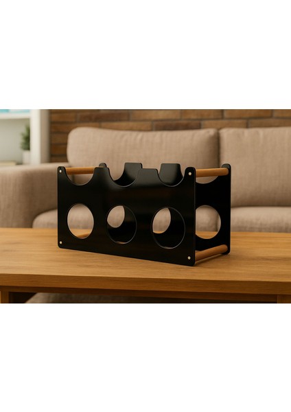 Tezgah Üstü, Masa Üstü 6'lı Metal Şaraplık fırsatları