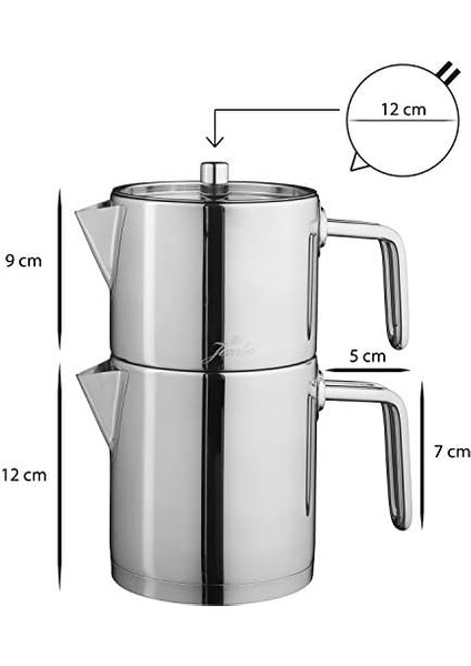 Metalix Midi Full Metal Çaydanlık fiyatları