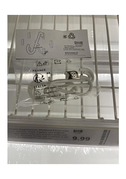 Çelik, Epoksi/polyester Skadis Kanca Beyaz / 5'li Paket 203.208.02 fiyatları