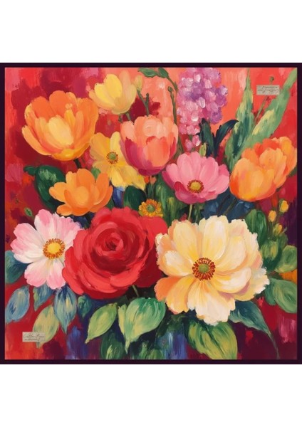 Güz | Yaz Serinliği Eşarp 90 x 90 - 2257 01 fiyatları