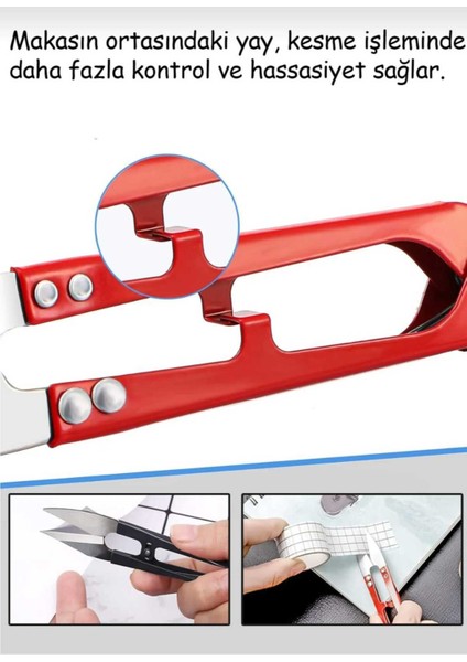 Paslanmaz Çelik Sarı Makas – Iplik Temizleme ve Dikiş Için fırsatları