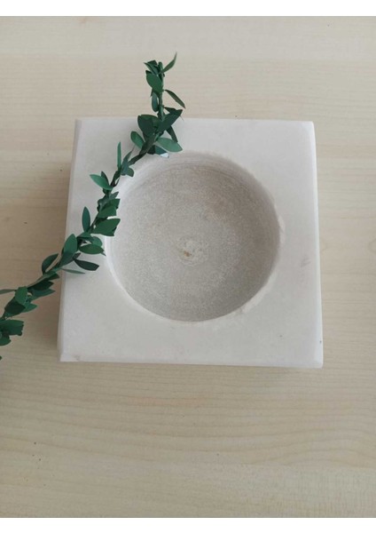 %100 Doğal Mermerden Yem ve Su Kabı 2'li Set 160 ml – , Estetik