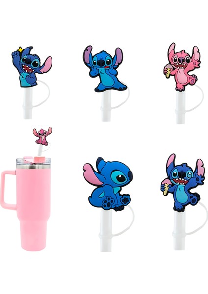 Termos Pipet Koruyucu 2 Adet Stitch Pipet Koruyucu Silikon Pipet Kılıfı Pipet Tıpası indirimleri