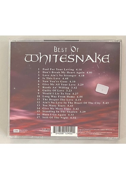 Whitesnake Best Of Whitesnake CD (Orijnal 2003 Dönem Baskı Cd) fiyatları