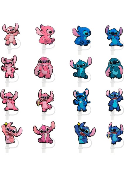 Termos Pipet Koruyucu 2 Adet Stitch Pipet Koruyucu Silikon Pipet Kılıfı Pipet Tıpası indirimleri