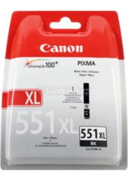 CLI-551XL Bk Black Siyah Yüksek Kapasiteli Mürekkep Kartuş IP7250 MX925 fiyatları
