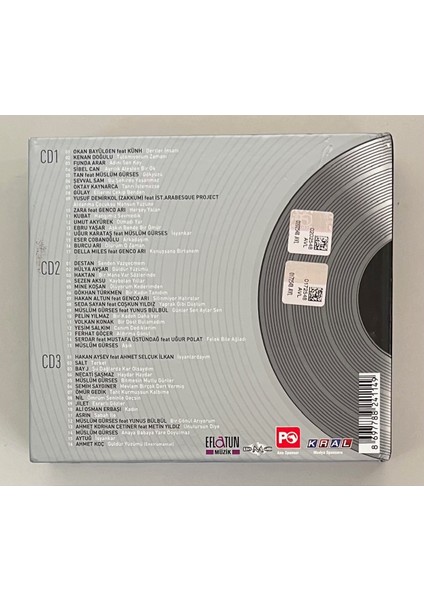 Müslüm Gürses Baba Şarkılar 50 Sanatçı 48 Eser 3 Cd'lik Set (Orijnal Dönem Baskı Cd) fiyatları