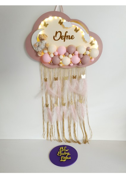 Bubble Ledli Bulut Bebek Kapı Süsü fiyatları