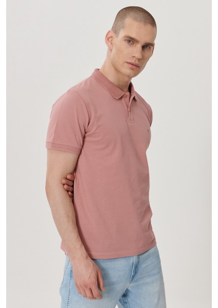 Erkek Pembe Polo Tişört modelleri