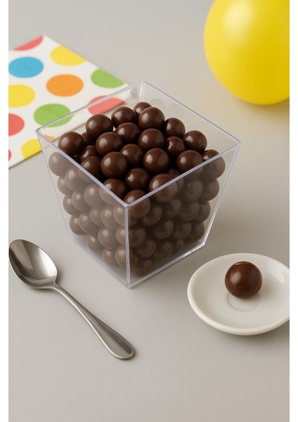 Kübik Prizma Kase Mika Kapaksız Sunum Kabı 20'li 200CC fiyatları