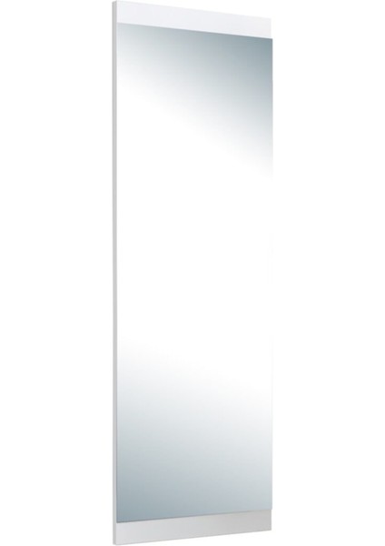 Duvara Monte Boy Aynası Rodajlı Kenar Çerçevesiz Beyaz Suntalam Dikdörtgen 40x120 cm