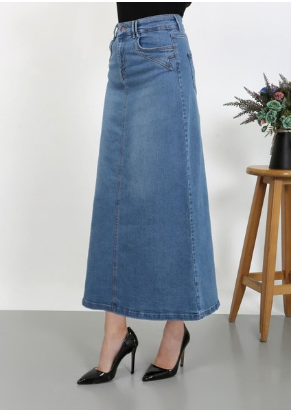 Cep Detaylı Denim Açık Mavi indirimleri