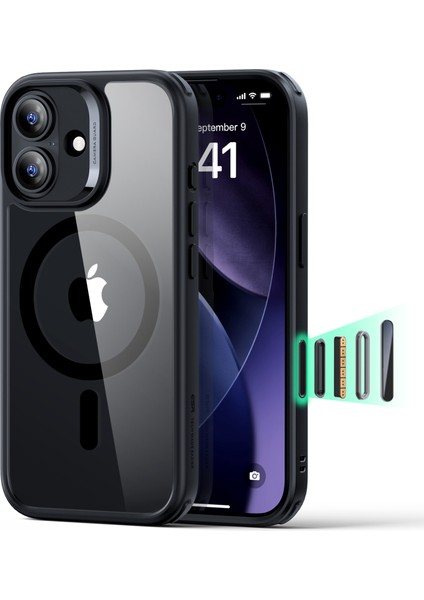 Apple iPhone 17 Classic Hybrid Magsafe Kılıf -Kamera Kontrol Buton